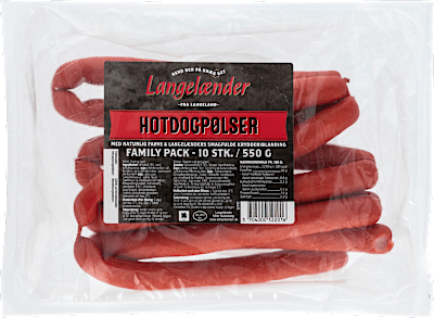 Hotdogpølse Langelænder