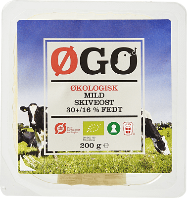 Økologisk mild skiveost