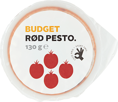 RØD PESTO BUDGET