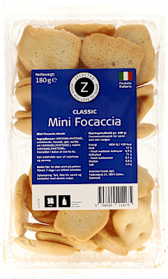 MINI FOCACCIA ZELECTED