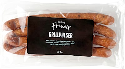 GRILLPØLSER SALLING PRINCIP