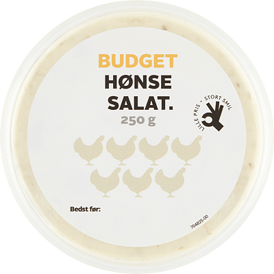 Hønsesalat Budget