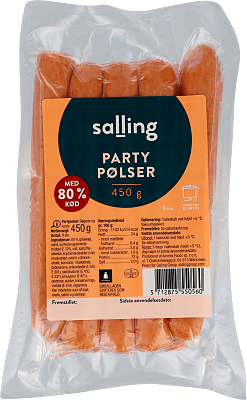 PARTYPØLSER SALLING