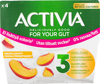 Fersken Yoghurt 4Pk Activia