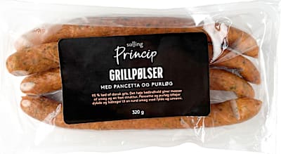 PØLSER PANCETTA/PURL SALLING PRINCIP