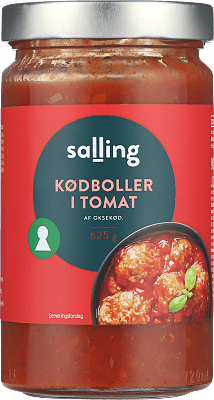 KØDBOL. I TOMAT SALLING