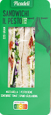 SANDWICH MOZZ/PESTO PICADELI