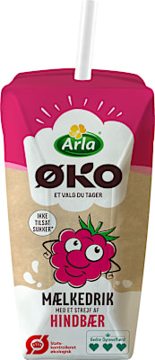 Mælk M. Hindbær Arla Øko