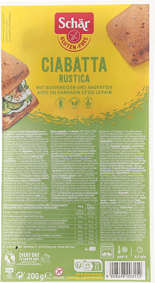 Ciabatta Rustic Glutenfri