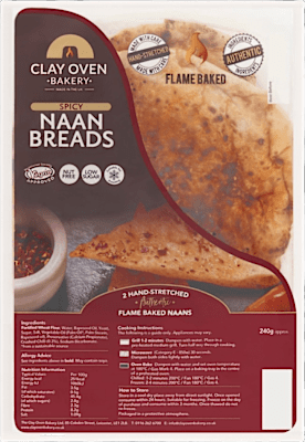Naanbrød Chili Clay Oven