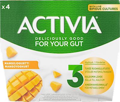 Mango Yoghurt 4Pk Activia