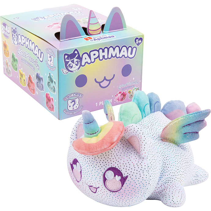 Aphmau MeeMeow enhjørning bamse 15 cm - assorteret