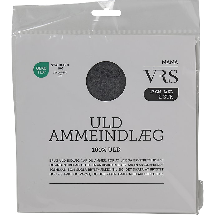 VRS dame 2-pak ammeindlæg str. L/XL - grå