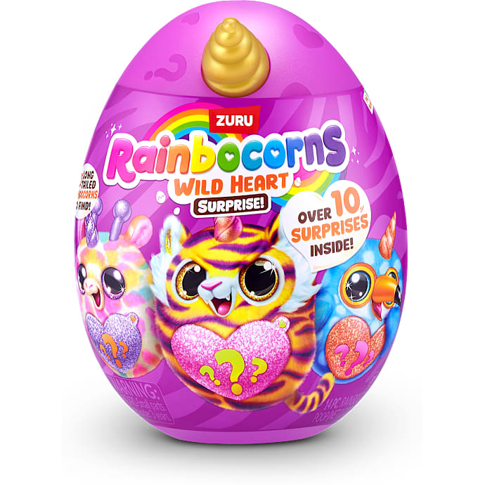 Rainbocorns wild heart plysdyr – flere varianter – assorteret