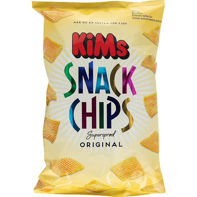 KiMs Snack Chips Krydderi 160 g