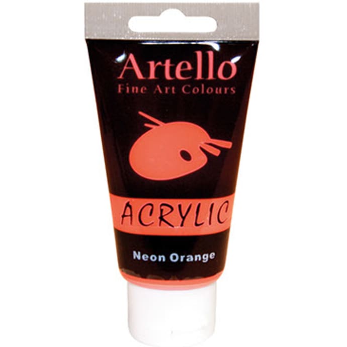 Artello akrylmaling 75 ml - Neon Orange