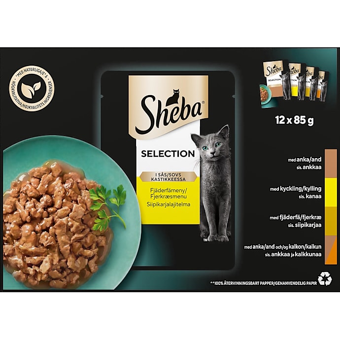 Sheba Vådfoder Sovs Fjerkræ