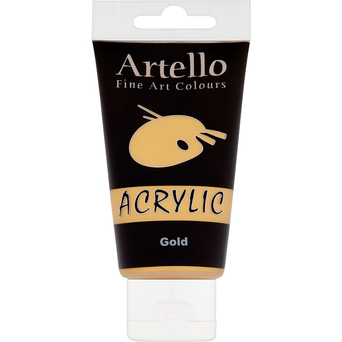 Artello acrylic 75ml gold