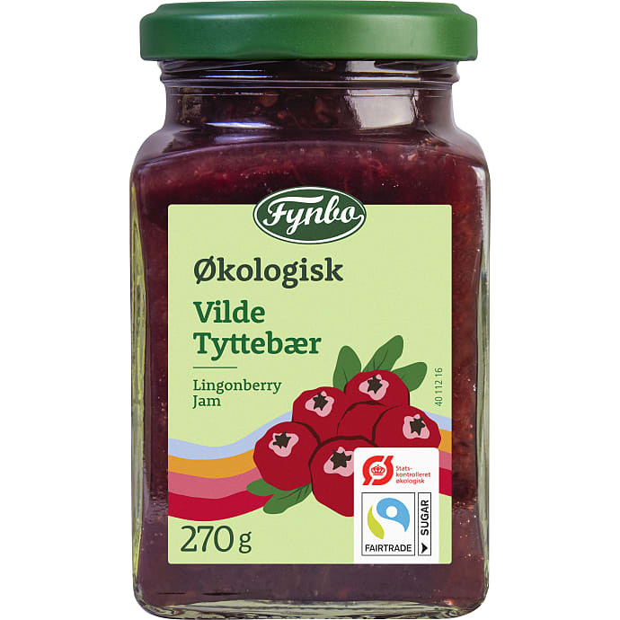 Fynbo Tyttebærsyltetøj Øko