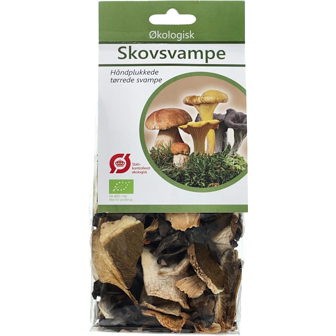 Tørrede skovsvampe øko