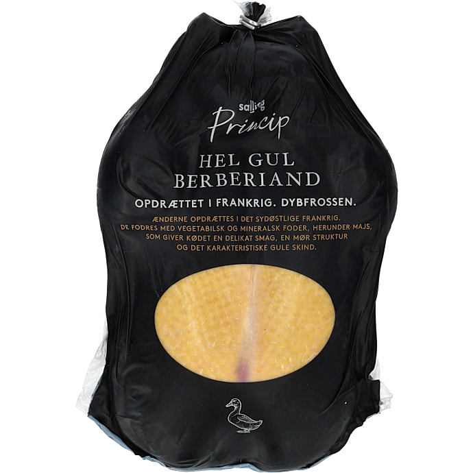 Hel berberiand uden indmad – produktbillede