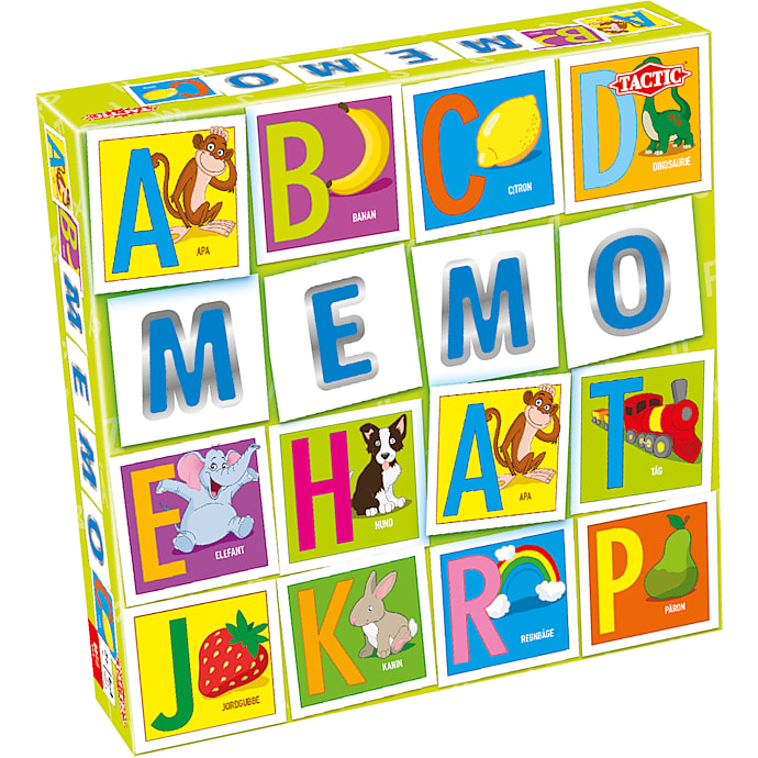 Tactic Games ABC Memo vendespil
