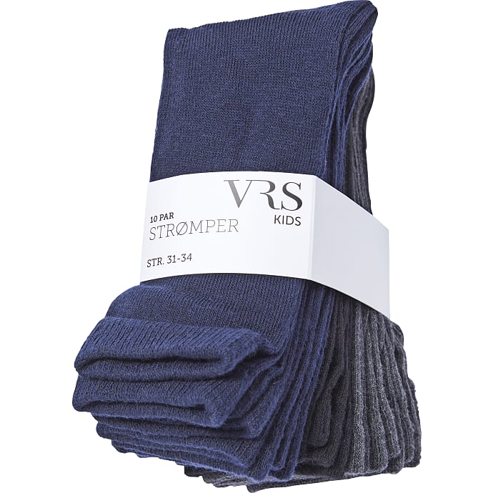 VRS Børnestrømper 35/37 10-pak