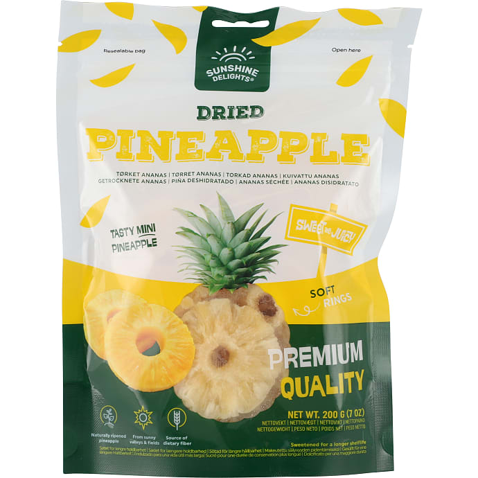 Tørret ananas