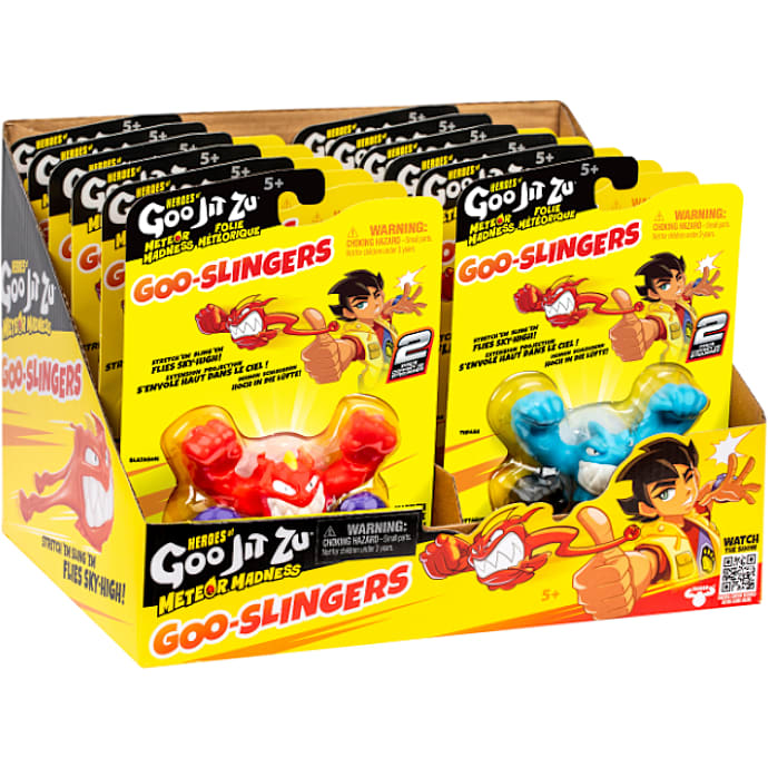 Goo Jit Zu Goo-Slingers strækfigur 2-pak - flere varianter - assorteret