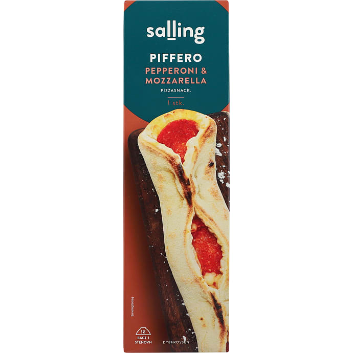 Pizza snack m. salami og ost