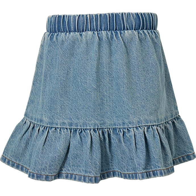 VRS Børne Denim Nederdel Blå