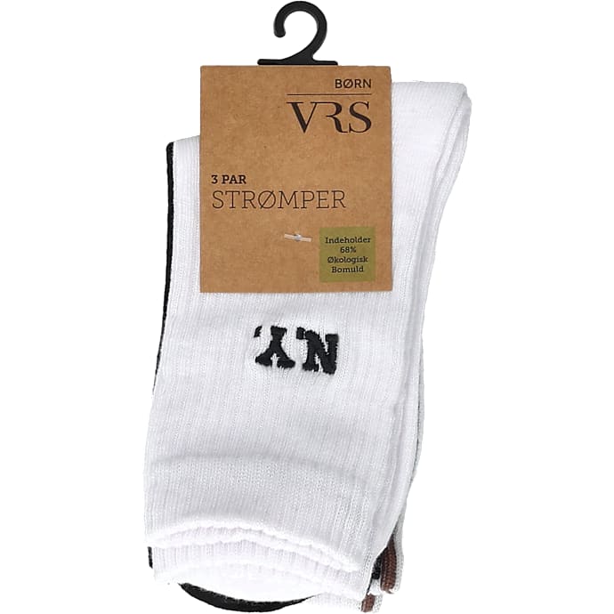 VRS Børnetennisstrømper str. 31/34 Multifarvet