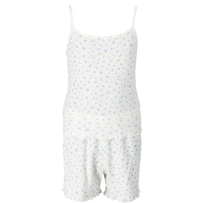 VRS Teen Pyjamas Råhvid