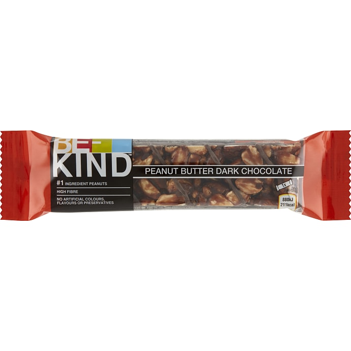 Nøddebar m. peanutbutter og mørk chokolade