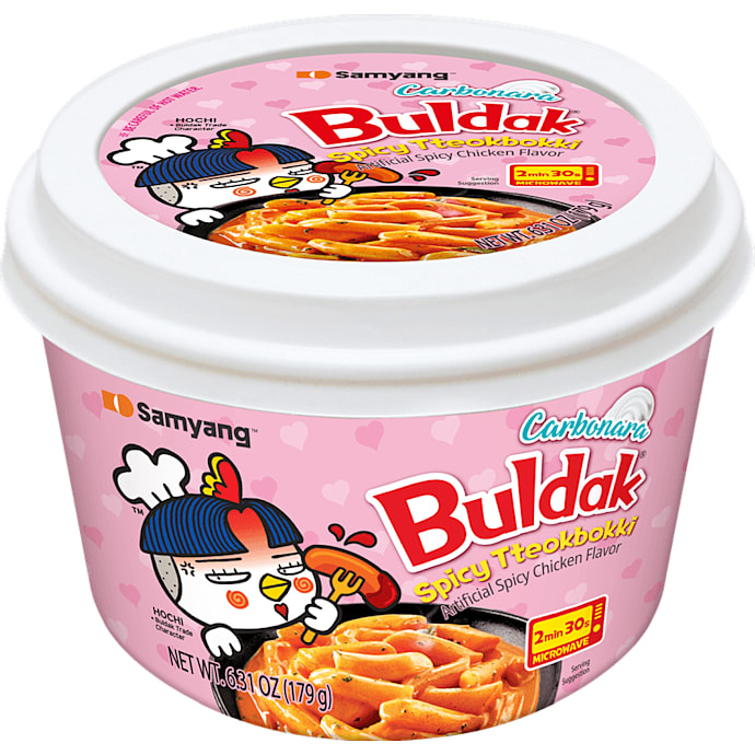 Instant kopnudler m. kyllinge- og carbonara smag