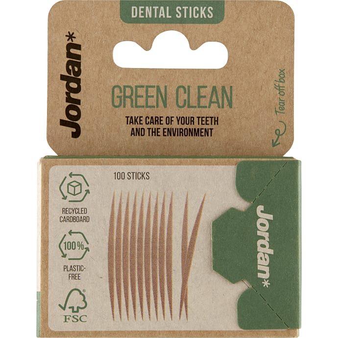 Jordan Tandstikkere i Træ 100 stk