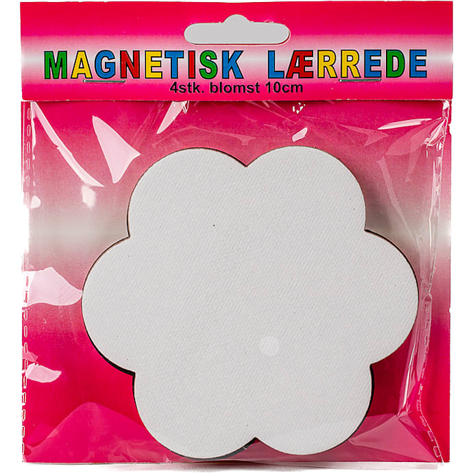 Magnetisk lærrede m. blomstmønster 10 cm