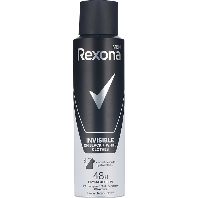Rexona Invisible Black & White Deospray 150 ml