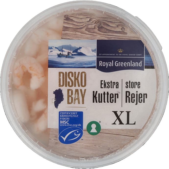 Grønlandske rejer i lage XL