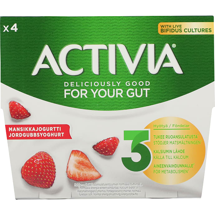 Danone Yoghurt med jordbær