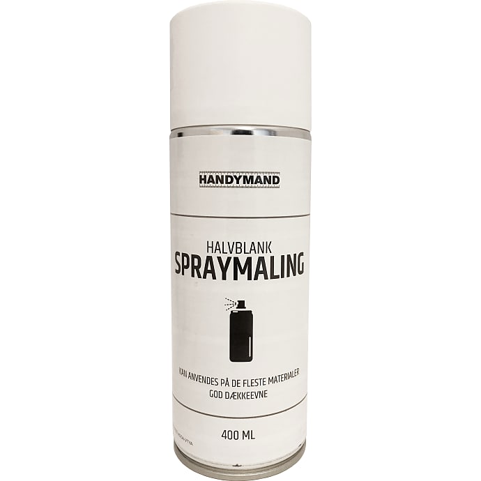 Handymand Spraymaling halvblank hvid