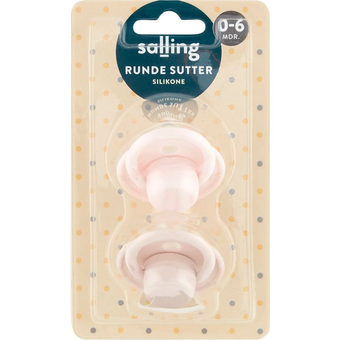 Runde sutter silikone 0-6 mdr.