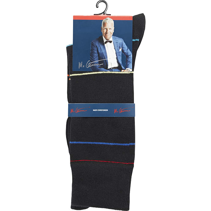 Mads Christensen herre strømper str. onesize - stribet