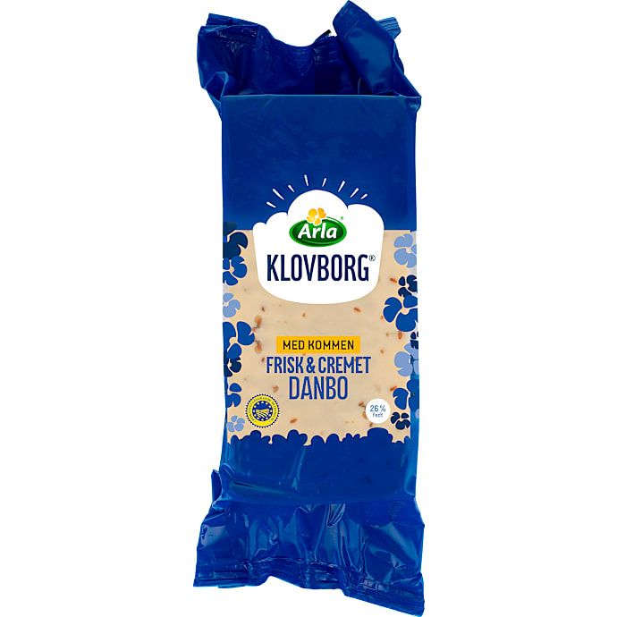 Arla Klovborg Danbo ost med kommen
