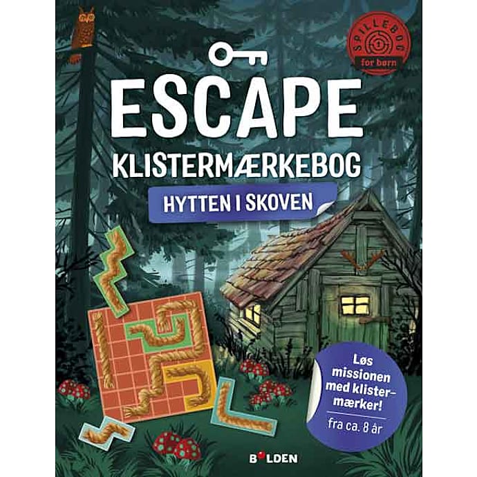 Escape Klistermærkebog: Hytten i skoven