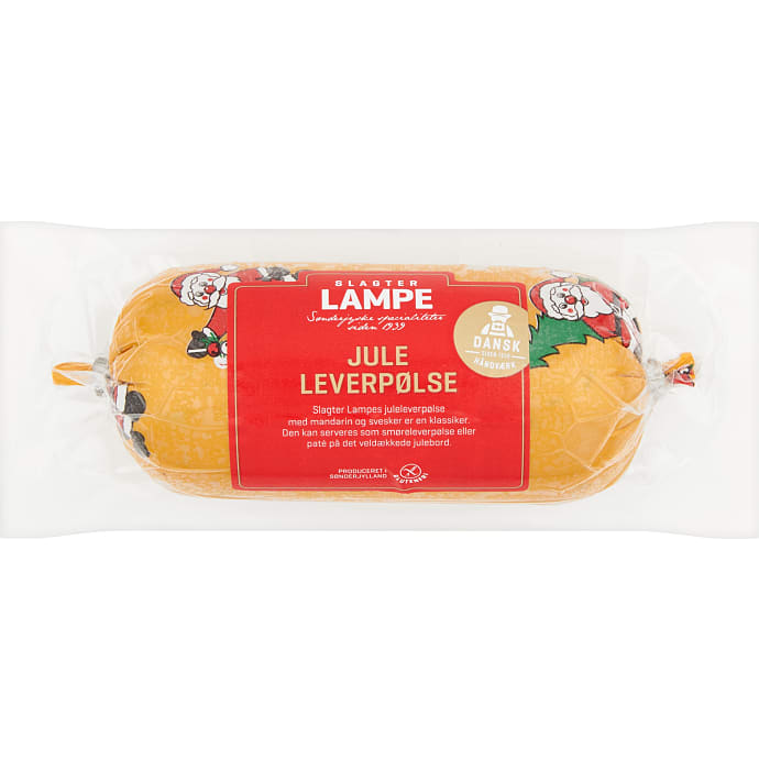 Juleleverpølse m. bacon, mandarin og svesker