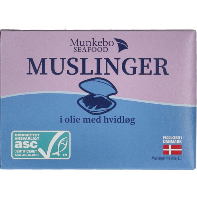 Muslinger i hvidløgsolie