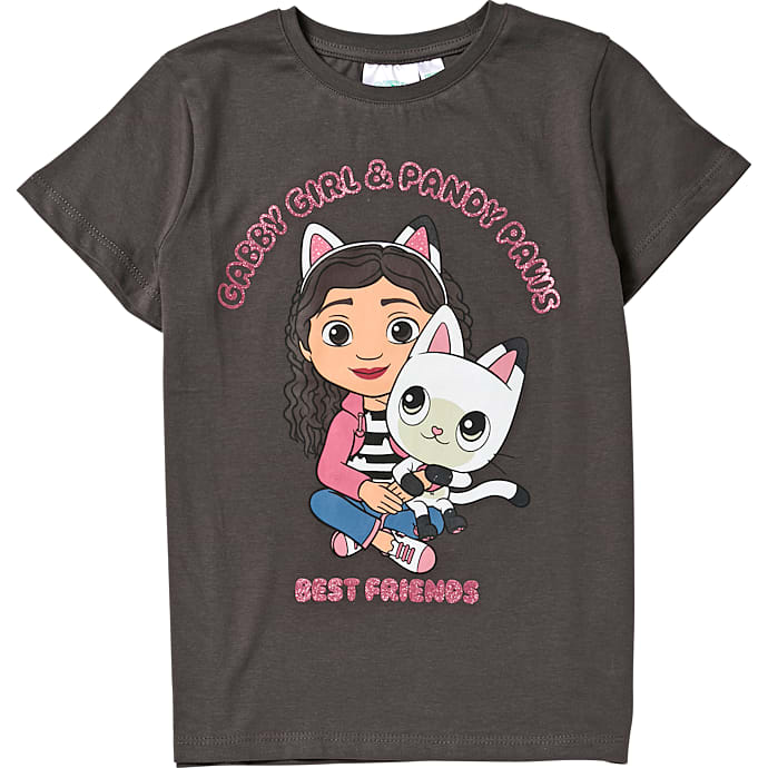 Gabbys Dukkehus T-shirt str. 86/92 - grå