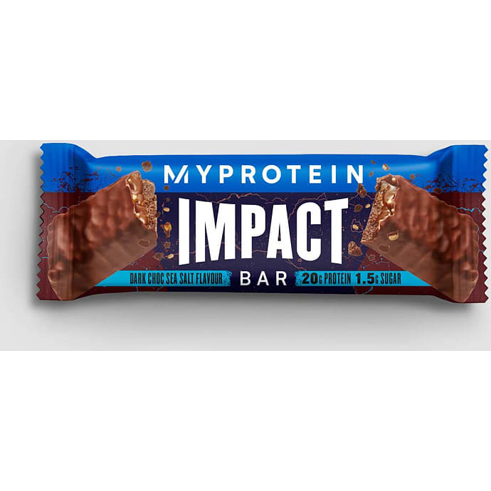 Proteinbar m. mørk chokolade og havsalt