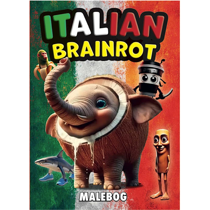 Forlaget Tukan Italian Brainrot Malebog